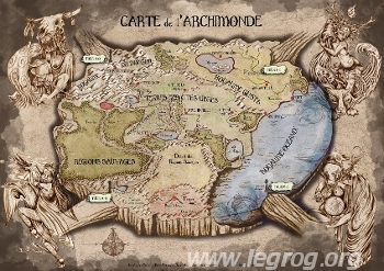 Couverture de Carte de l'Archimonde
