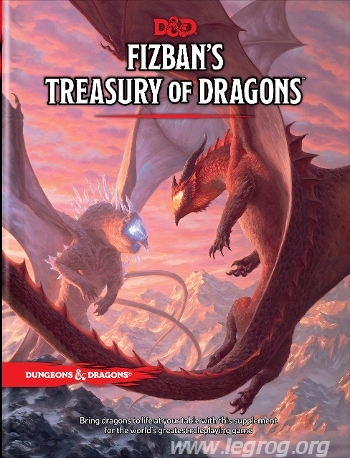 Couverture de Fizban's Treasury of Dragons