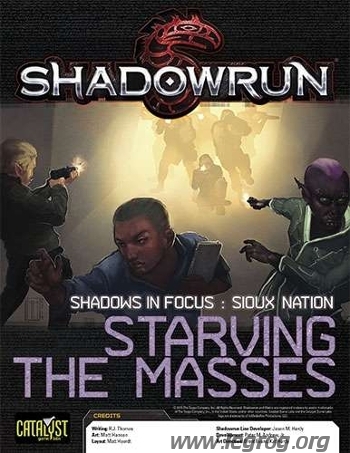 Couverture de Shadowrun in Focus : Sioux Nation - Starving the Masses