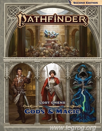 Couverture de Lost Omens Gods & Magic