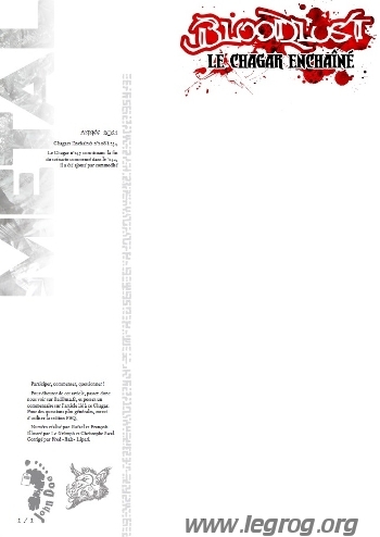 Couverture de Chagar Enchaîné, Année 2021 (Le)