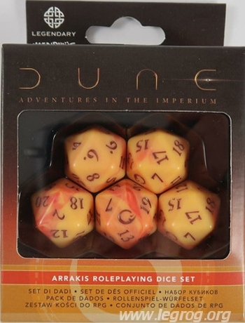 Couverture de Arrakis Roleplaying Dice Set