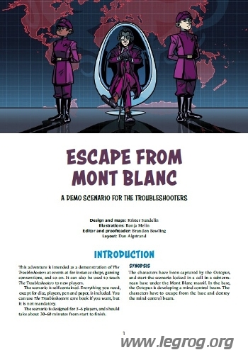 Couverture de Escape from Mont Blanc