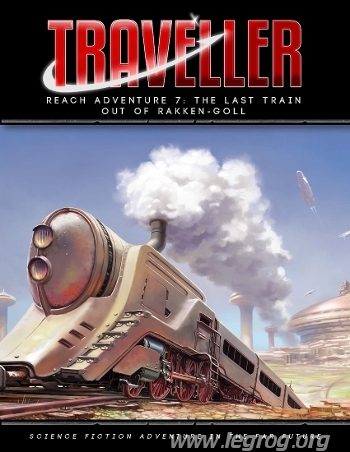 Couverture de Reach Adventure 7 : The Last Train Out of Rakken-Goll