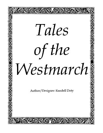 Couverture de Tales of the Westmarch