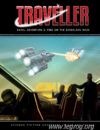 Couverture de Naval Adventure 3 : Fire on the Sindalian Main