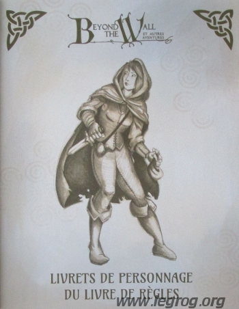 Couverture de Livrets de Personnage du Livre de Règles