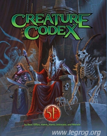Couverture de Creature Codex