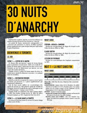 Couverture de 30 Nuits d'Anarchy