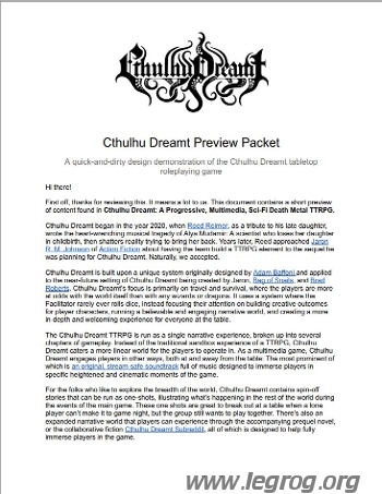 Couverture de Preview Packet