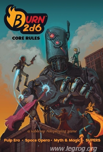 Couverture de Burn 2d6