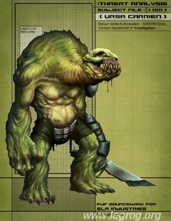 Couverture de Threat Analysis : Ursa Carrien