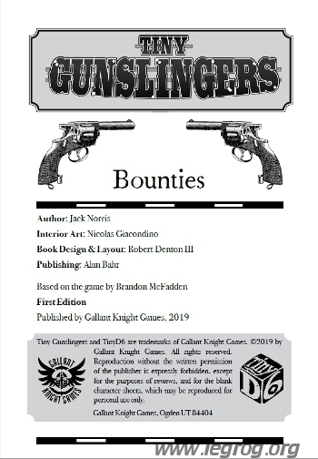 Couverture de Bounties