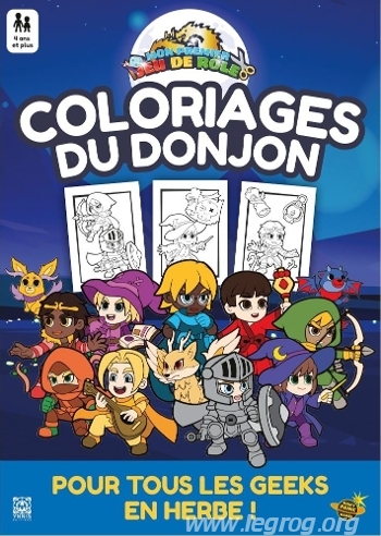Couverture de Coloriages du Donjon