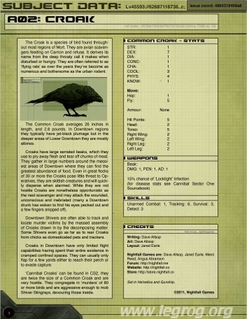 Couverture de A02 : Croak