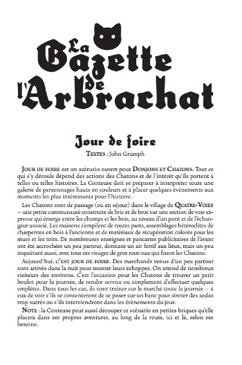 Couverture de Jour de Foire