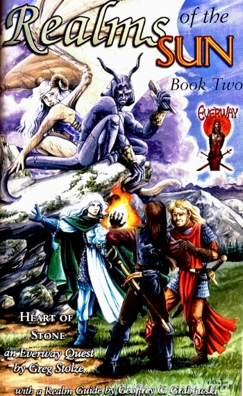 Couverture de Realms of the Sun Book Two : Heart of Stone