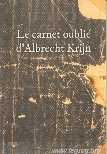 Couverture de Carnet Oublié d'Albrecht Krijn (Le)