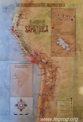 Couverture de Cartes de l'Empire Inca