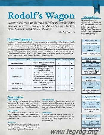 Couverture de Rodolf's Wagon : Crossbow Upgrades