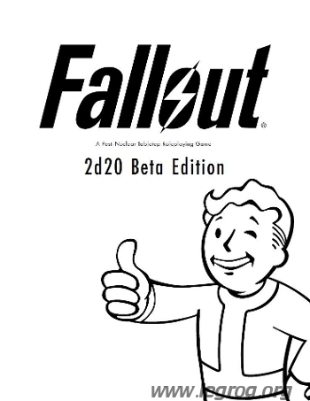 Couverture de Fallout 2d20 Beta Edition