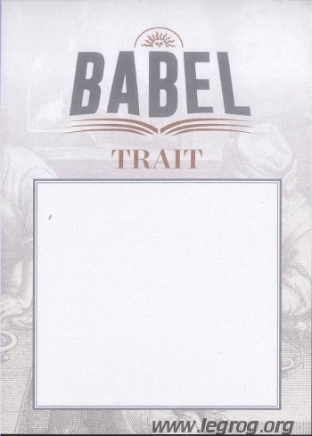 Couverture de Trait