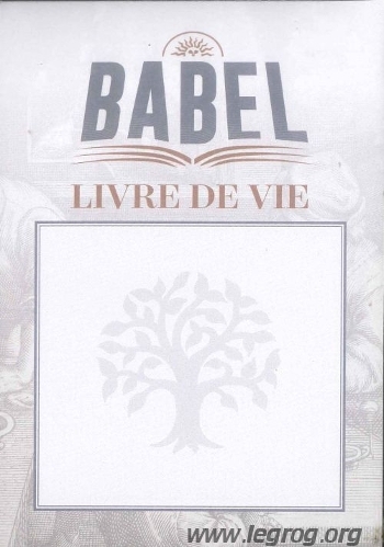 Couverture de Livre de Vie