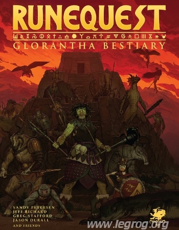 Couverture de Glorantha Bestiary