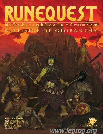 Couverture de Bestiaire de Glorantha