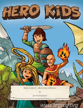 Couverture de Hero Cards V - Monstrous Heroes