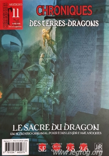 Couverture de Numéro 11 - Sacre du Dragon (Le)