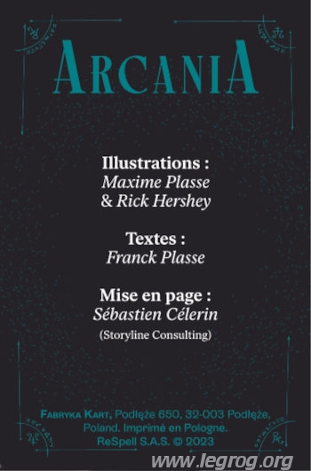 Couverture de Arcania