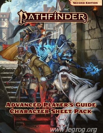 Couverture de Advanced Player’s Guide Character Sheet Pack