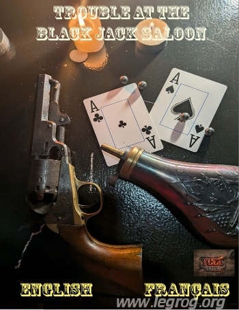 Couverture de Trouble at the Black Jack Saloon