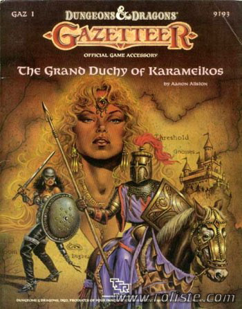 Couverture de GAZ1 - The Grand Duchy of Karameikos