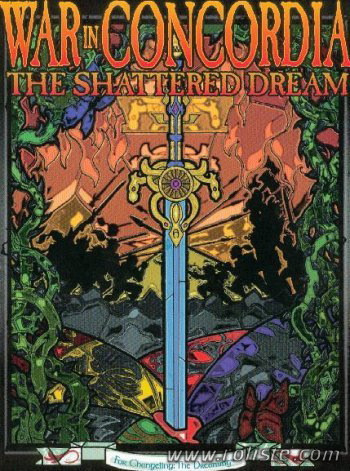 Couverture de War in Concordia : the Shattered Dream