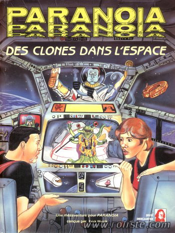 Couverture de Clones Dans L'Espace (Des)