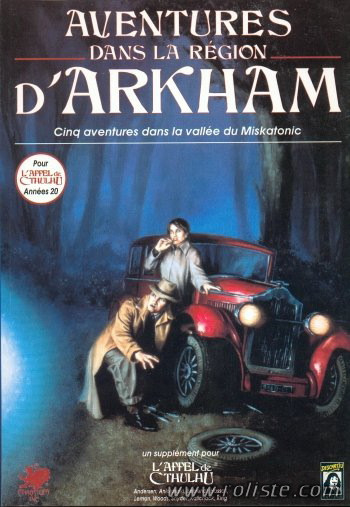 Couverture de Aventures dans la Région d'Arkham