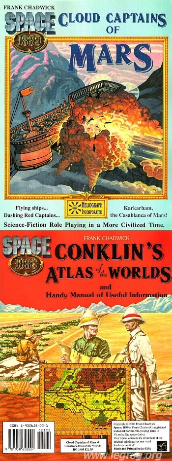 Couverture de Cloud Captains of Mars & Conklin's Atlas of the Worlds