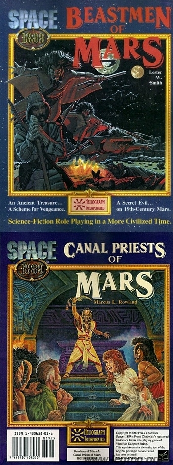 Couverture de Beastmen of Mars & Canal Priests of Mars