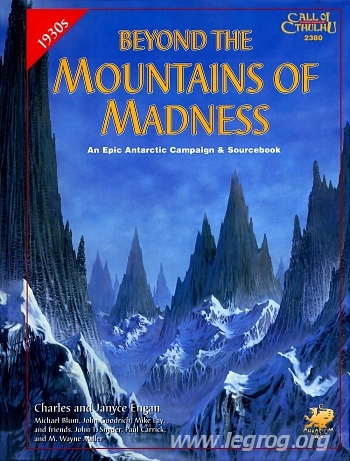 Couverture de Beyond the Mountains of Madness