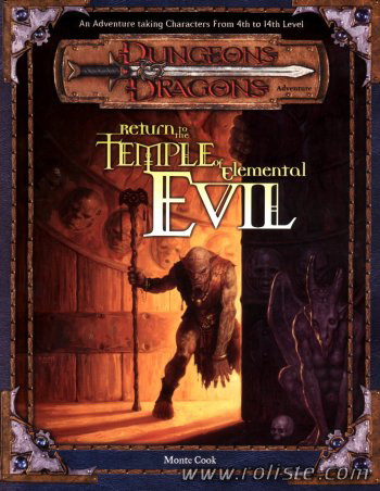 Couverture de Return to the Temple of Elemental Evil
