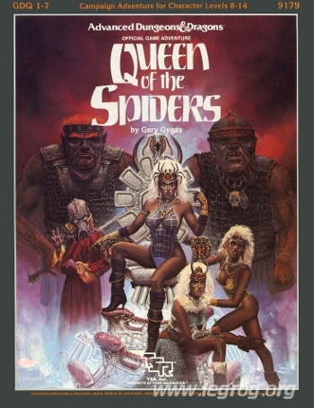 Couverture de GDQ1-7 - Queen of the Spiders