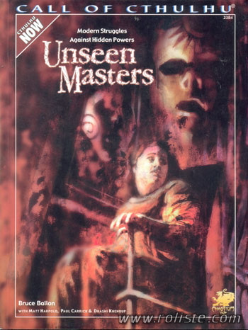 Couverture de Unseen Masters