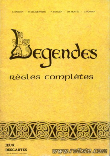 Couverture de Légendes - Règles Complètes