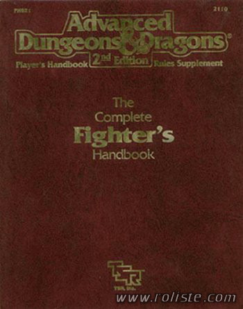 Couverture de PHBR1 - The Complete Fighter's Handbook