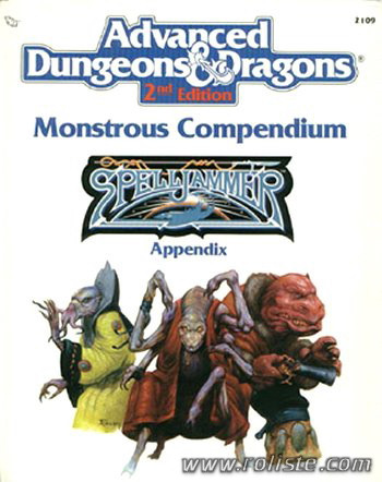Couverture de MC7 - Monstrous Compendium : SpellJammer Appendix