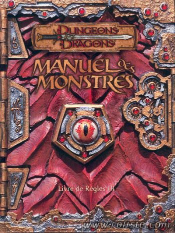 Couverture de Manuel des Monstres