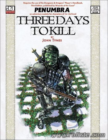Couverture de Three Days to Kill