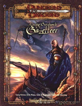Couverture de Living Greyhawk Gazetteer